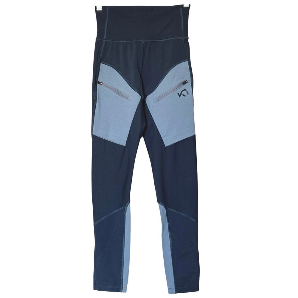 Kari Traa Ane Hiking Tights Womens Size XS Blue EUC